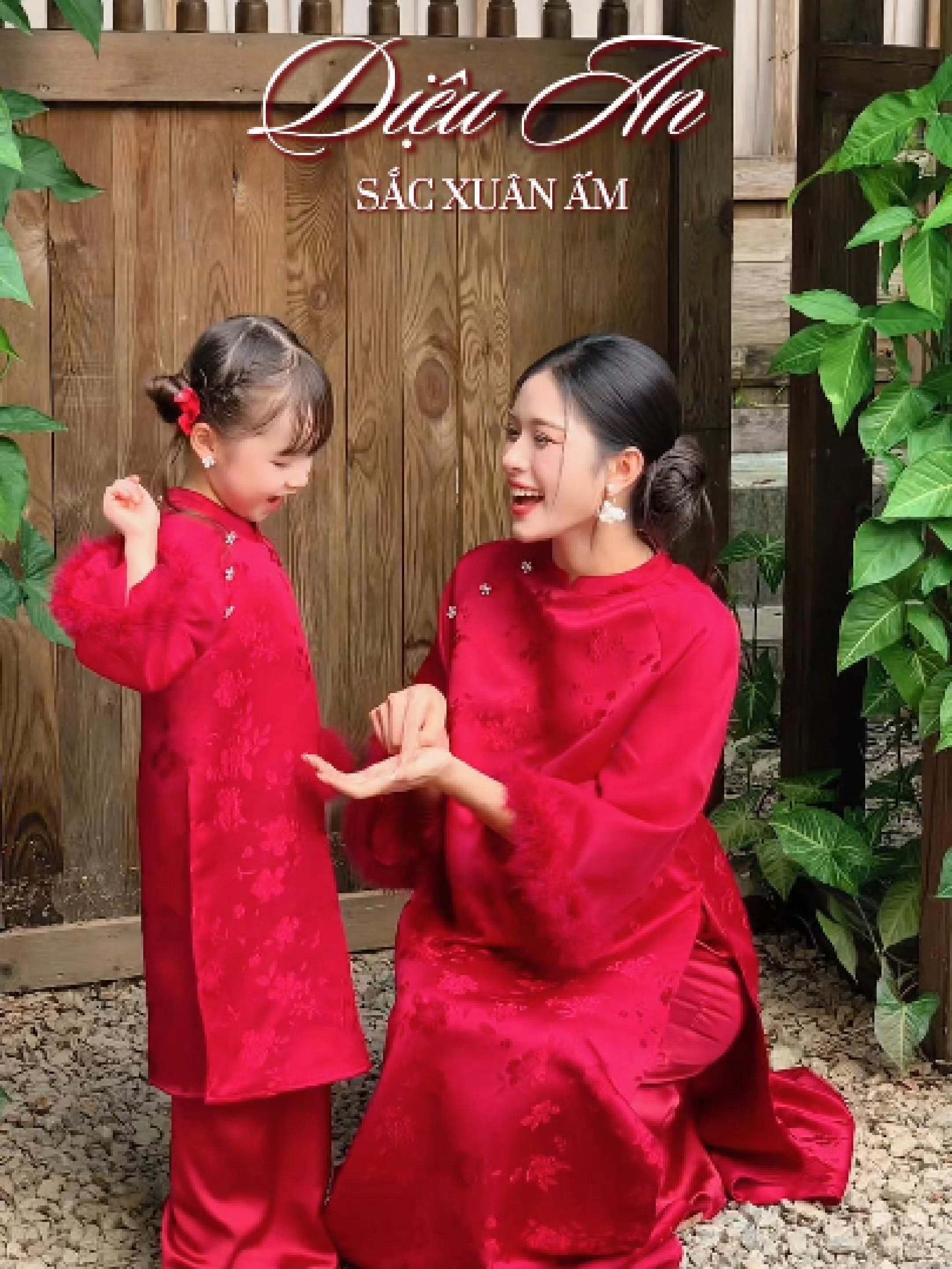 Một set áo dài xinh yêu để bé mặc đôi với mẹ đây rồii #b2mum #b2mumdesign #mebimsua #mebaumacdep #mebau #mebaumacgi #fypシ゚