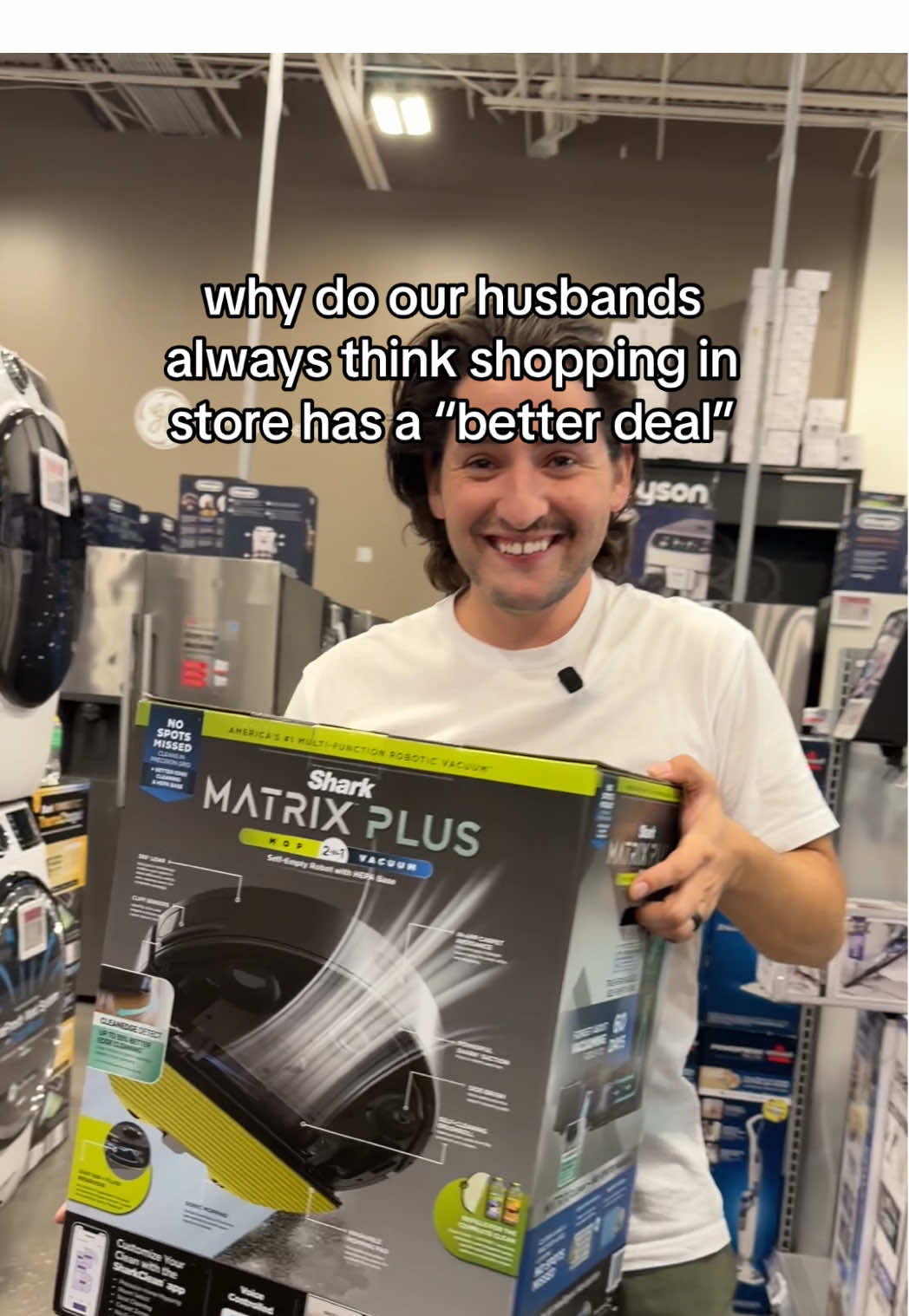 sometimes we just gotta buy before it before they even realize 😂 #sharkvacuums #robotvacuum