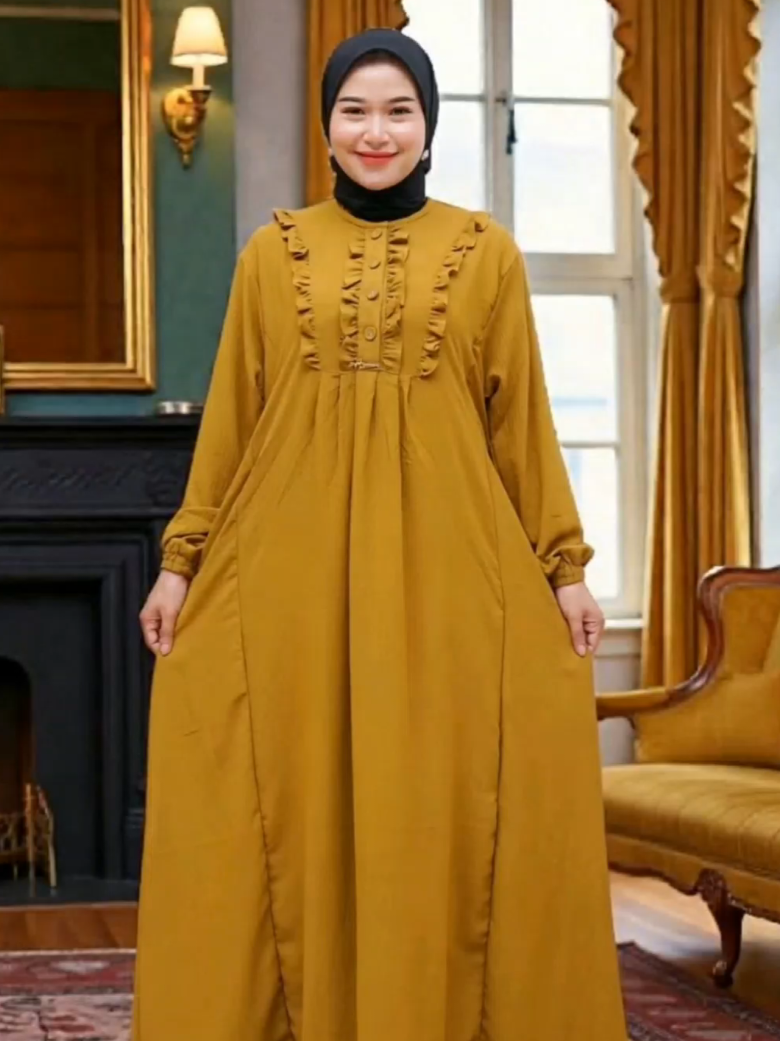 Gamis Shiren Crinkle Airflow Premium BB 40-100 kg Muslim #gamis #gamiskekinian #gamiscantik #gamismurah #fashion 