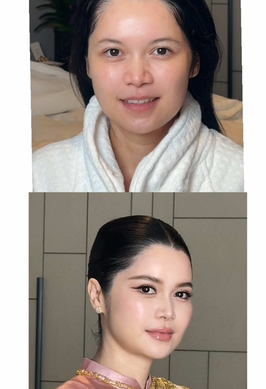 เจ้าสาววันนี้ชุดไทยสวยมาก #ชุดไทย #thaitraditionaldress #wedding #BridalMakeup 