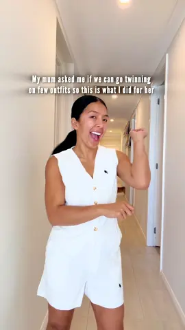 Not my mum asking me to do this trend cause she wants to be “twinning” 😂 love her so much!!!  Search SHEIN BAE and MUSERA on SHEIN and use coupon jeraldine to enjoy up to 80% off this holiday season! #SHEINticked #SHEINtrends #ad @SHEIN Australia @SHEIN 