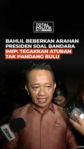 Menteri Bahlil beberkan arahan Presiden Prabowo soal Bandara IMIP #totalpolitik #bahlillahadalia #prabowo #bandaraimipmorowali 