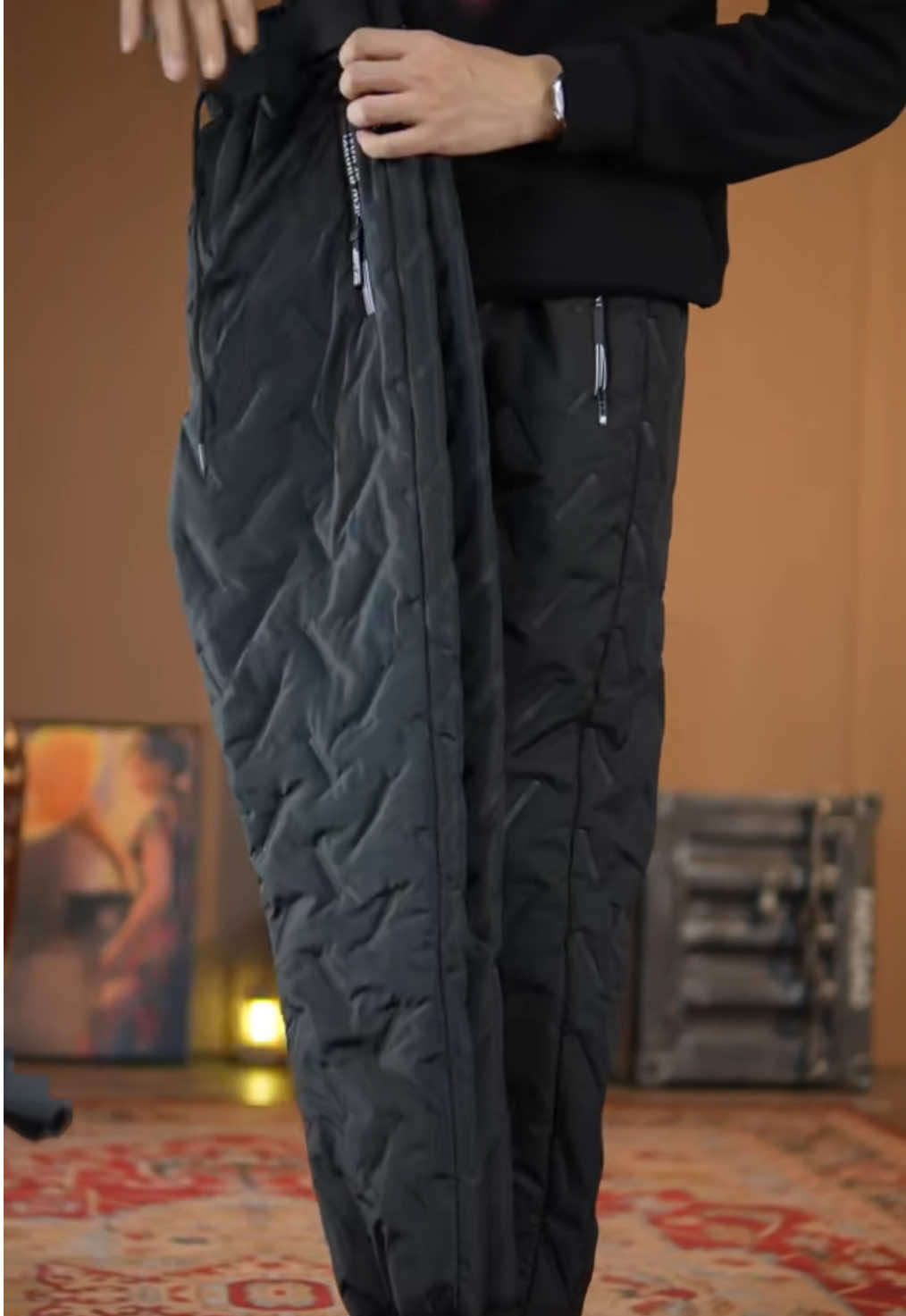 Quần Xuông lót Lông Cho Nam #sieusaleblackfriday #tiktokshop #thoitrangnu #TikTok #xuhuong 