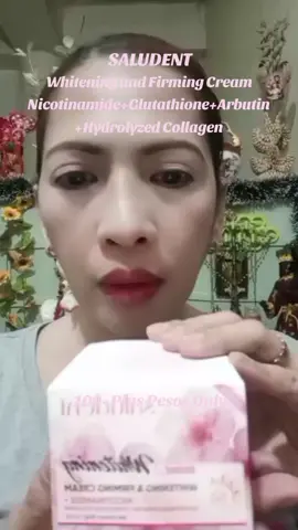 SALUDENT  Whitening and Firming Cream Nicotinamide+Glutathione+Arbutin+Hydrolyzed Collagen 100+Pesos Only #saludent #whiteningcream #saludentwhiteningcream #whiteningfirmingcream 