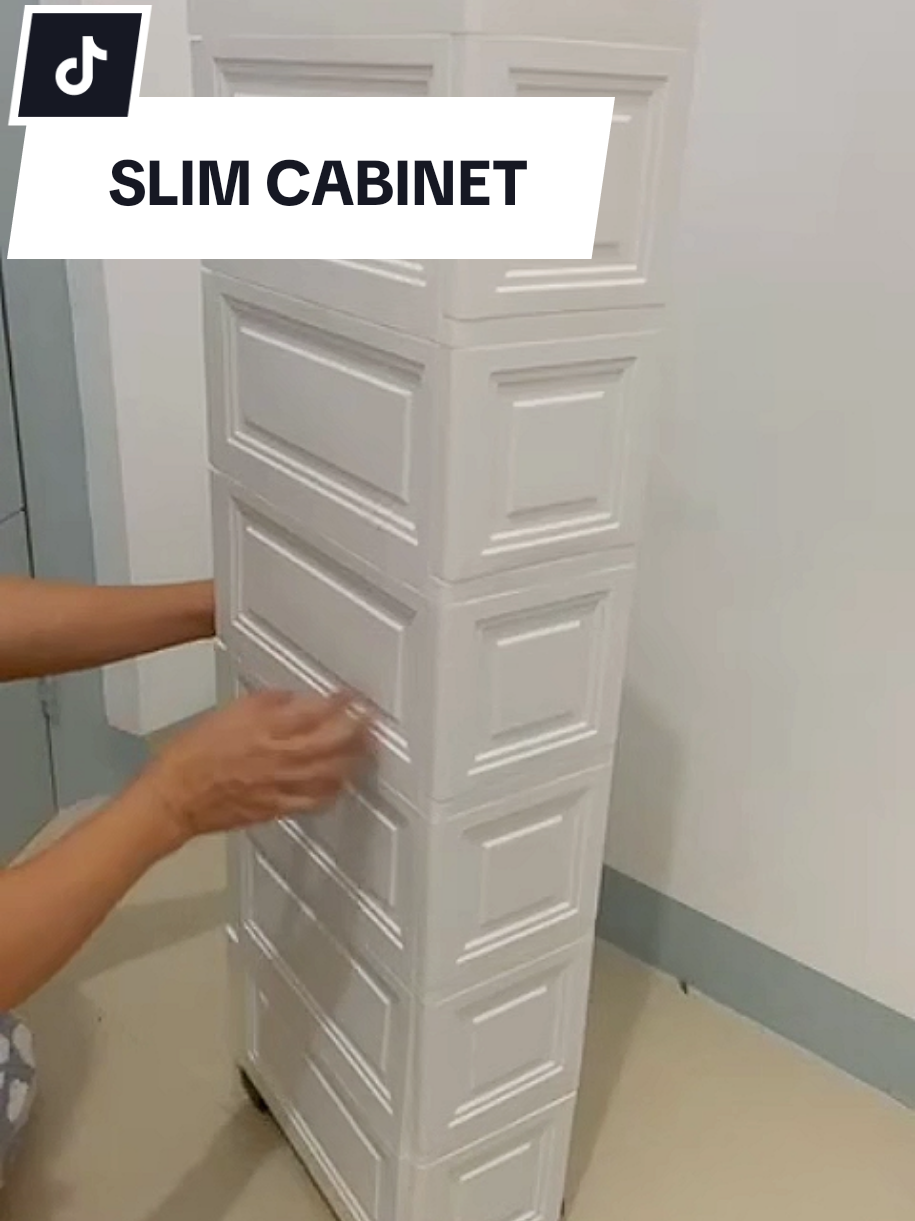 Perfect din to lalo sa mga small spaces, kahit saang sulok ng bahay pwede ilagay💖, Spacious padin ang bawat layer ha!👍👌💖 #cabinet #storagecabinet #slimcabinet 