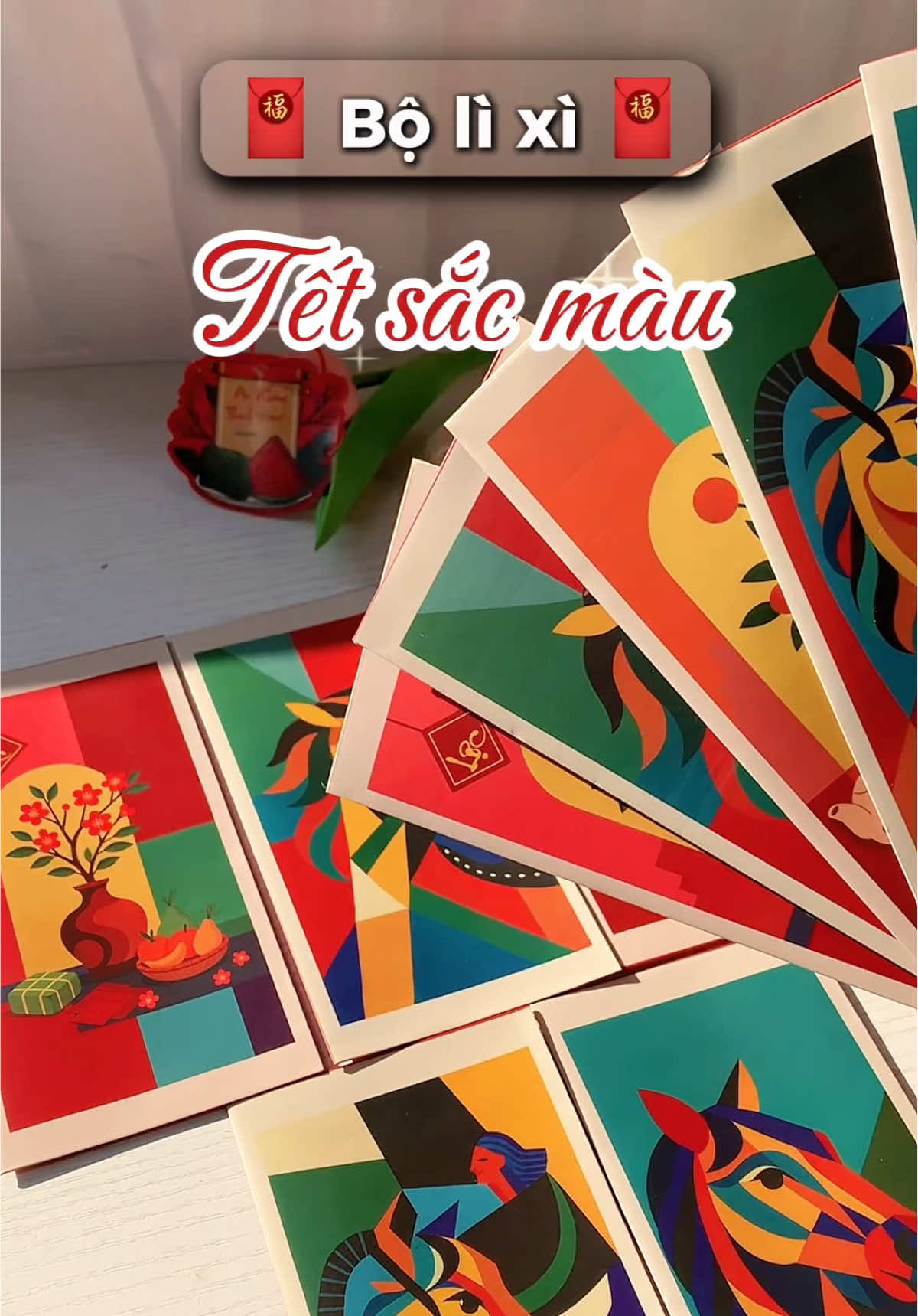 Bộ lì xì này nhìn lạ mắt ha các mom #baolixi #baolixitet #tet2026 #emchaotet #tetdennoiroi 