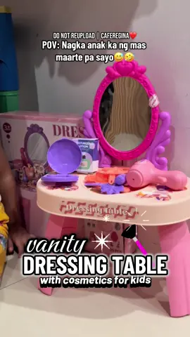 VANITY TABLE WITH COSMETICS FOR KIDS #toyforkids #everyone 