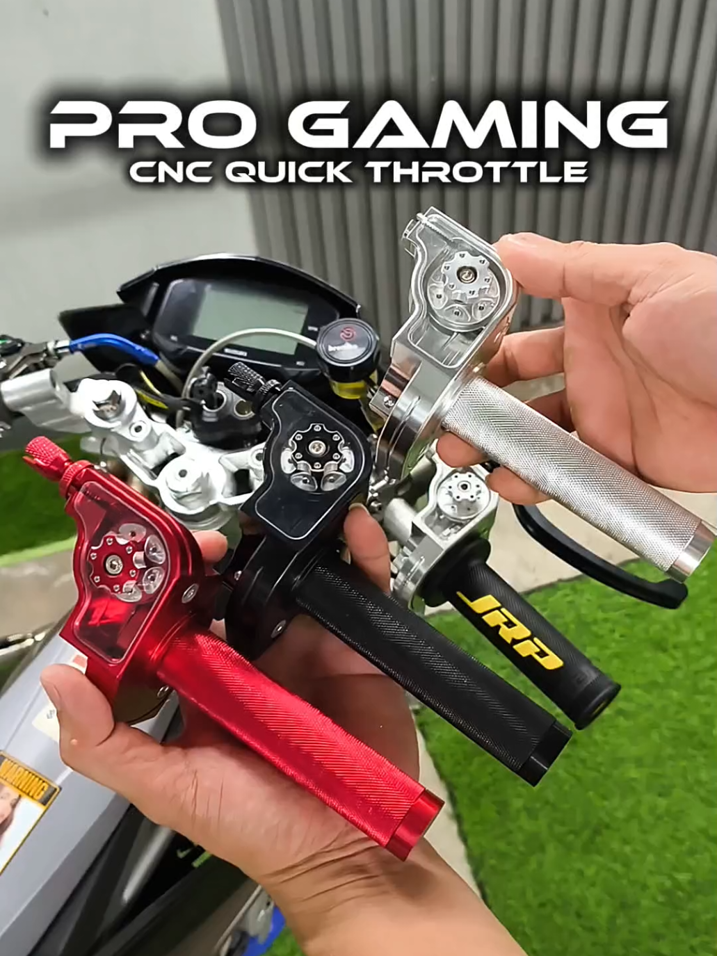 Solid kahit anung kulay🔥#CNC Quick Throttle w/ Cable💯✅ #Universal #motorshow #quickthrottle #progaming 