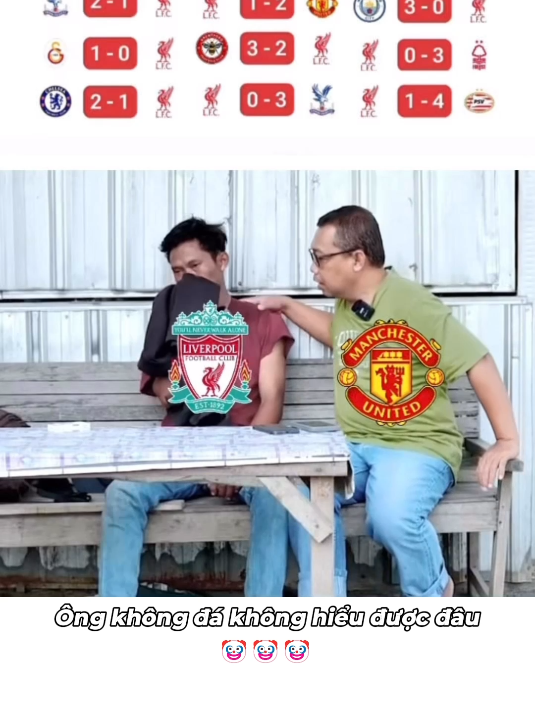 Ông có được đá giải Châu Âu đâu mà an ủi 🤡🤡🤡 #liverpool #funny #manchesterunited #championsleague #SportsOnTikTok #SEAGAmes2025 #thethao247