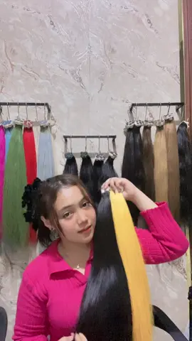 #aslihumanhair #rambutsambungasli #hairextensionwarna #fyppppppppppppppppppppppp 