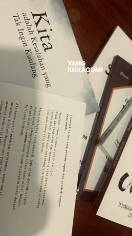 #fyp #quotes #books #BookTok #kitaadalahkesalahanyangtakinginkuulang 