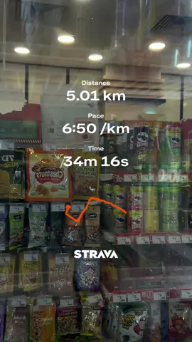 successful side quest all because @Marcus said i wouldn’t dare run a 5km while we were eating a full meal of fast food 1hr earlier ✅ 