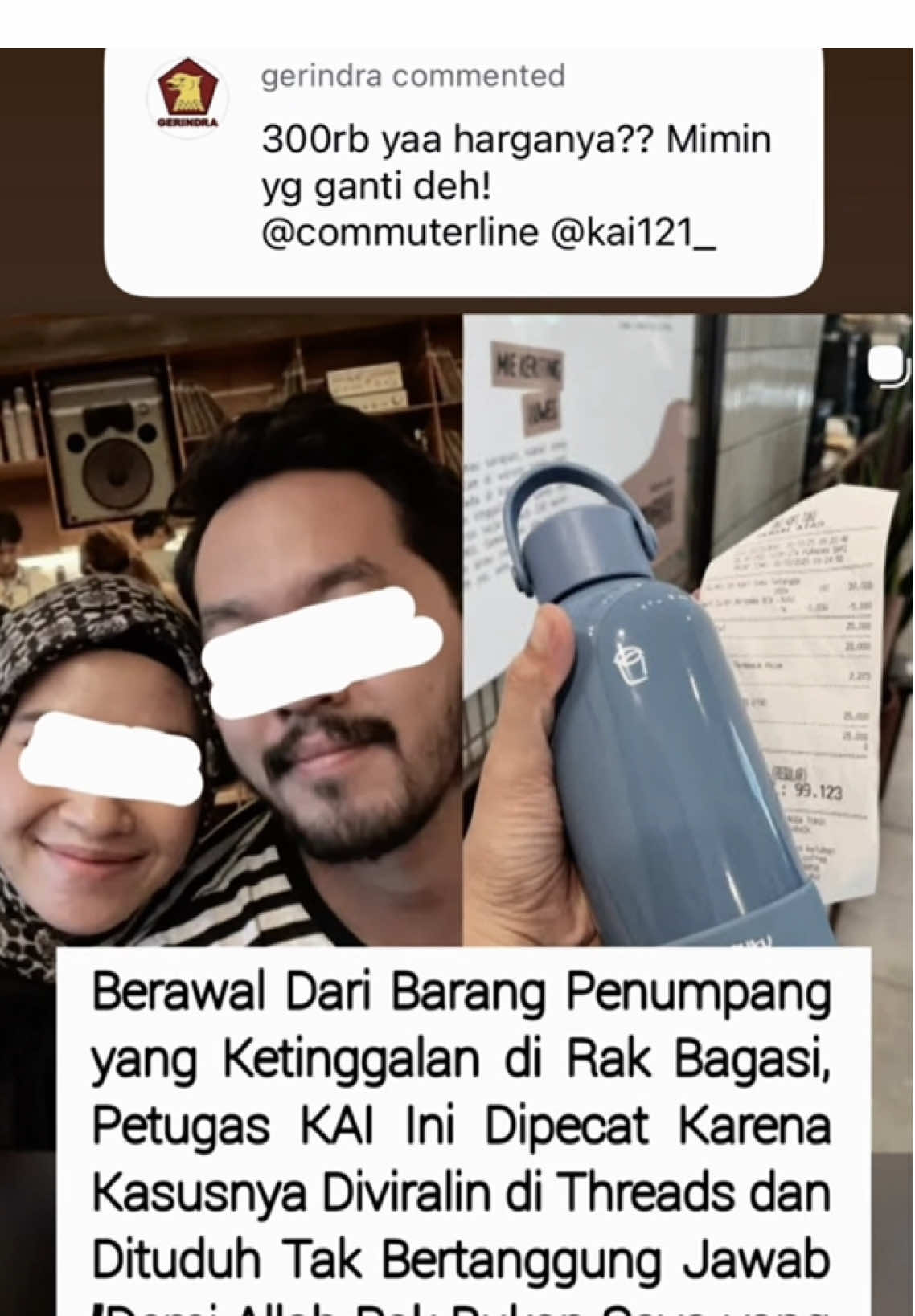 Gercep ya min! 🔥 #gerindra #tumbler #anitadewi #kai #fyp 