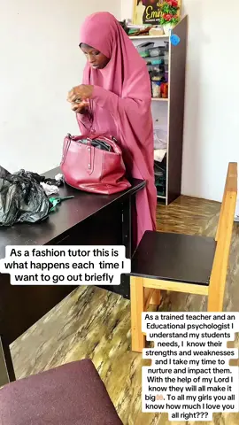 As a trained teacher and Educational psychologist I understood my students needs I know their strengths and weaknesses and I take my time to nurture and impact them. With the help of my Lord I know they will all make it big🤲🏻. To all my girls you all already know how much I love you right????#Offafashionschool #offafashionacademy #explorepage✨ #fashiondesignstudent #tredingtiktok 