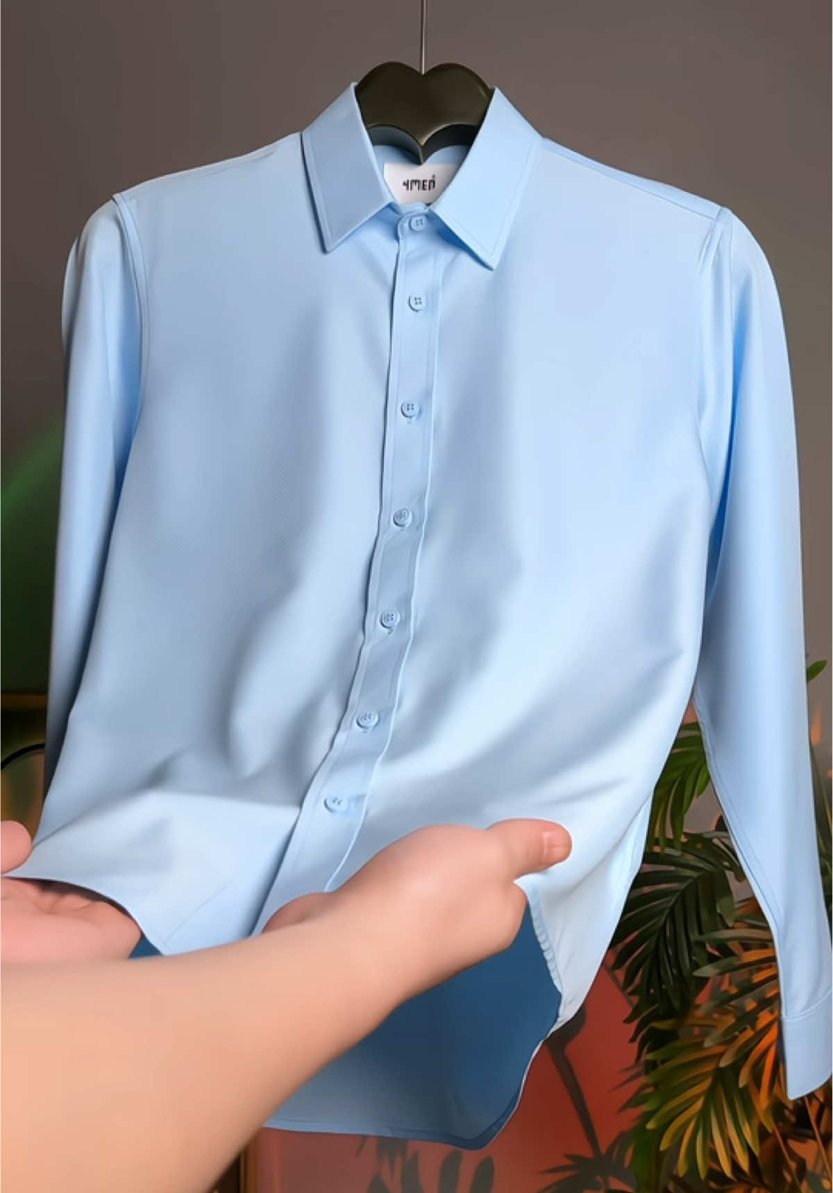 Áo sơ mi nam tay dài trơn đẹp #aosomi #aosominam #aosomilua #thoitrangnam #xuhuong 