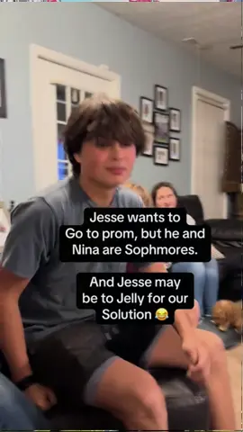 Is Jesse the Jealous type!? 🤣😂 he says no. Lol#jesseandnina #country #prom #welcome #familytok 