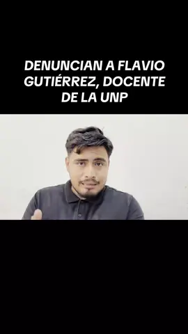 #UNP | El docente Flavio Gutiérrez, integrante de la agrupación “Dignidad Universitaria” habría pretendido manipular el apoyo político del presidente de la FEUNP, en el proceso electoral de la Universidad Nacional de Piura.  #piuraperu #noticiastiktok #piuratiktok #kicks 
