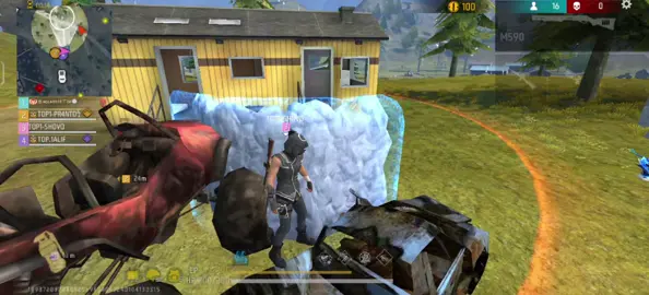 TOURNAMENT HIGHLIGHTS BY TOP1-SHOVO  1 v 4 👾🫶🏻 TEAM TOP 1  . . . .. #tournament #Bangladesh #Top1 #free_fire #gaming 