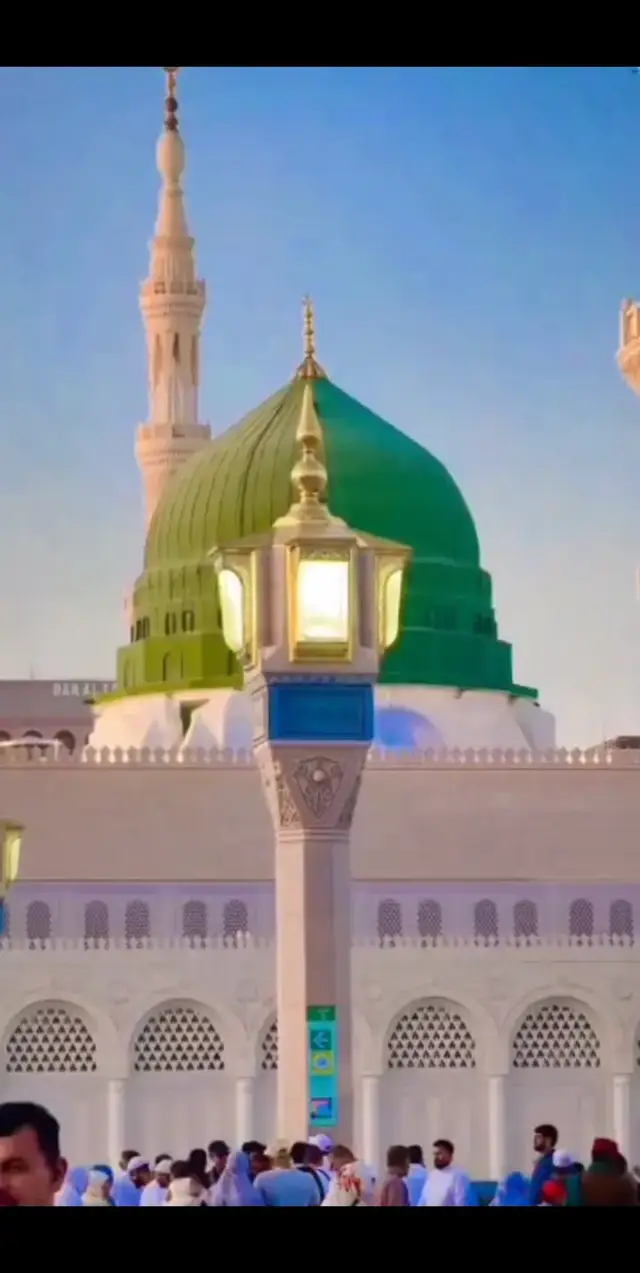 madinah munawra Madinah, the City of the Prophet, shines bright A beacon of faith, where Islam's history takes flight The Masjid an-Nabawi, a mosque of grandeur and might Where the Prophet Muhammad's tomb is a sacred sight The city's streets are lined with date palms, green and tall A tranquil oasis, where faith and peace enthrall Madinah's rich history and heritage are palpable and realMadinah's rich history and heritage are palpable and real A place where Muslims from all over the world come to feel The city's warm hospitality and welcoming smile Make it a place of pilgrimage, worth traveling a long while#plztiktokteamdontunderviewmyvideos #foryoupage #mashallah😍😍😍😍😍 