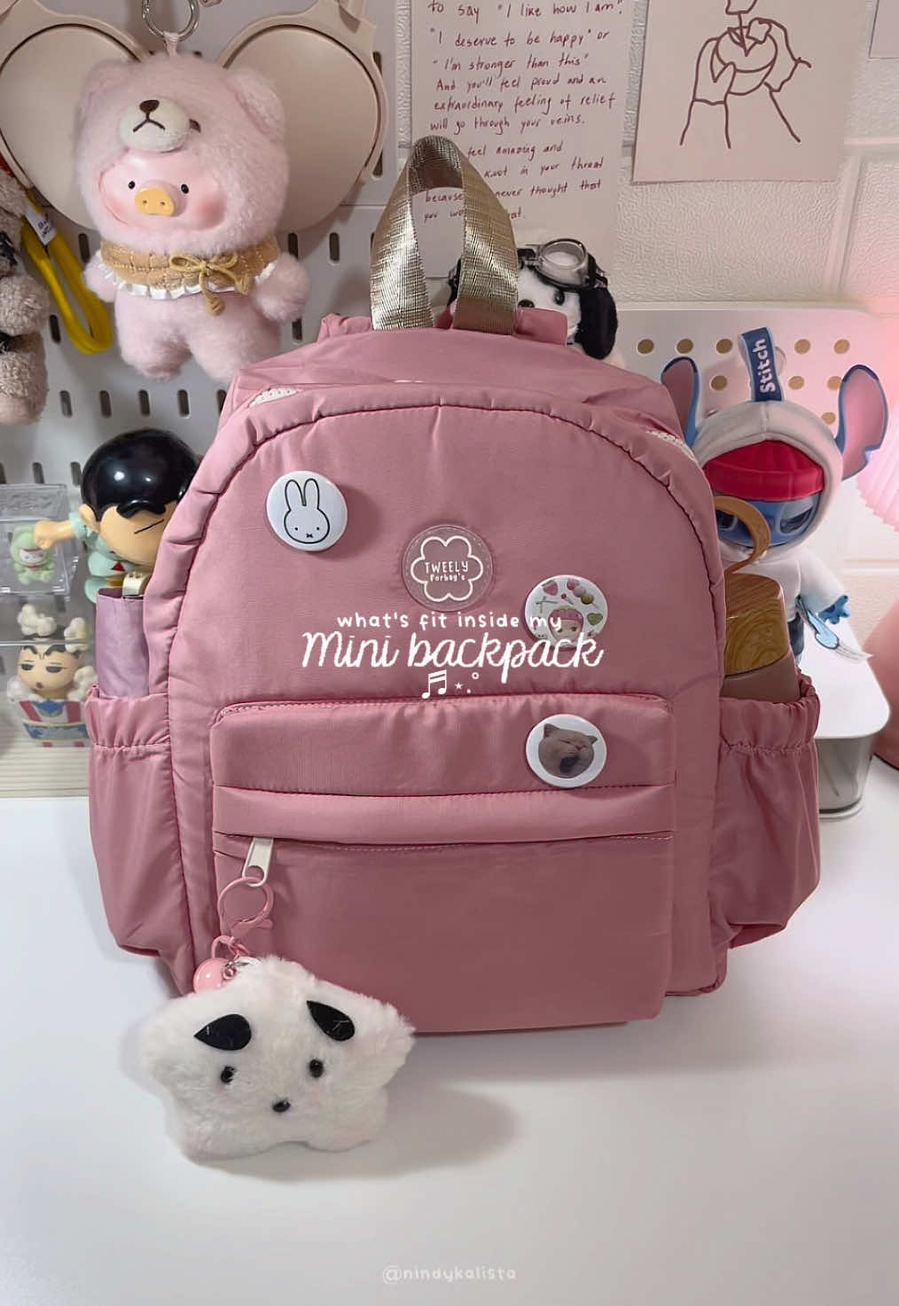 ꒰ mini backpack ꒱ ˚.🎀༘⋆ aaa gemess bgt mini backpack baru akuuu, mungiel tapi muat banyak loh ⋆˚꩜.ᐟ  #backpack #minibackpack #tasransel #tasranselmini #tasranselmurah   