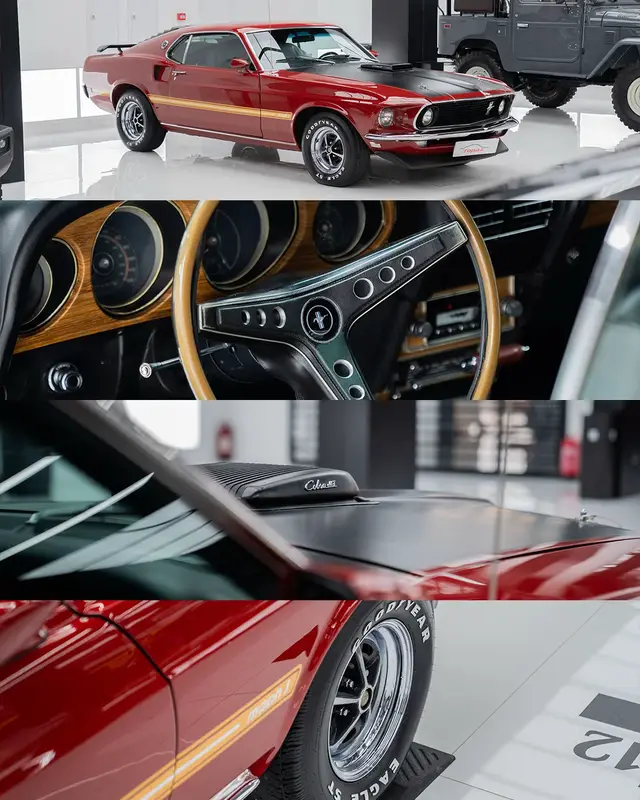 The Ford Mustang Mach 1 — a legend born in 1969 and a symbol of pure American muscle. Over the years, time had softened its shine and hidden the depth of its character… until it rolled into Topaz. At Topaz Detailing Riyadh, it entered our Level 4 Full Detailing Experience — the kind of care a true classic deserves. A precise exterior wash, removal of fine contaminants from the body, interior deep-cleaning, and meticulous attention to every hidden detail. Then came the transformation: restoring the paint’s depth through careful correction to remove swirls and surface defects, bringing back the bold presence this Mach 1 was born with. What once looked tired now stands reborn — sharper, richer, and impossible to ignore. From timeless to breathtaking, this Mach 1 proves that legends don’t fade… they rise again when treated right. ⸻ فورد موستنج Mach 1 — أسطورة وُلدت عام 1969، ورمز من رموز القوة الأمريكية. مرّت السنوات وأثّر الزمن على لمعانها وعمق شخصيتها… إلى أن وصلت إلى توباز. في توباز ديتيلنج الرياض، التقت لجلسة Level 4 Detailing — العناية الشاملة التي تستحقها سيارة بهذا التاريخ. بدأنا بالغسيل التفصيلي وإزالة الشوائب الدقيقة من الهيكل، ثم تنظيف داخلي عميق مع الاهتمام بكل تفصيلة صغيرة مخفية. وبعدها جاء الجزء الأجمل: تصحيح لون البدي وإزالة الشرائب والعيوب السطحية، ليعود عمق اللون وتظهر اللمعة الأصلية التي تميز هذا الوحش الكلاسيكي. ما كان يبدو متعبًا أصبح اليوم متجددًا — أعمق لونًا، أبهى حضورًا، ولا يمكن تجاهله. من خالدة… إلى مبهرة — هذه الـ Mach 1 تثبت أن الأساطير لا تختفي، بل تعود أقوى عندما تُعامل كما يجب.