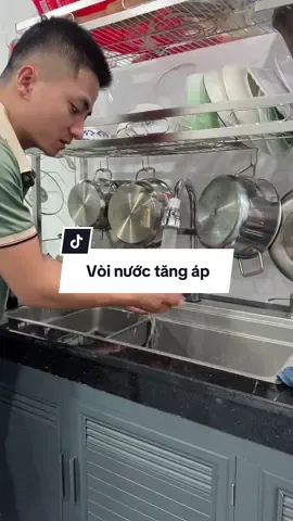 Voi tăng áp lắp đặt được vòi nước to vòi nước nhỏ #voinuoc #voinuoctangap #xuhuong 