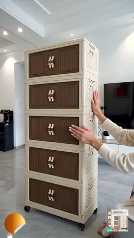 CAPTION Almari storan tinggi pintu jernih dengan roda mudah alih sesuai untuk dapur pakaian tuala dan mainan rumah lebih tersusun cepat beli sekarang sebelum stok habis HASHTAG #fypmalaysia #tiktokshopmalaysia #fyp #almariserbaguna #rakstoran