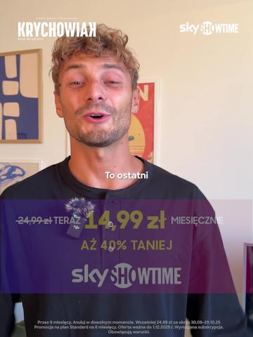 Ostatnia szansa, by oszczędzić 40% na planie Standard – tylko 14,99 zł / mies. Nie przegap!