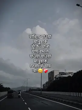 হারিয়ে যাওয়া মানুষকে খুঁজে আনা যায়,বদলে যাওয়া যাওয়া মানুষকে ফেরানো যায় না!😄❤️‍🩹#foryou #foryoupage #status #bdtiktokofficial #unfreezemyacount @TikTok @TikTok Bangladesh 