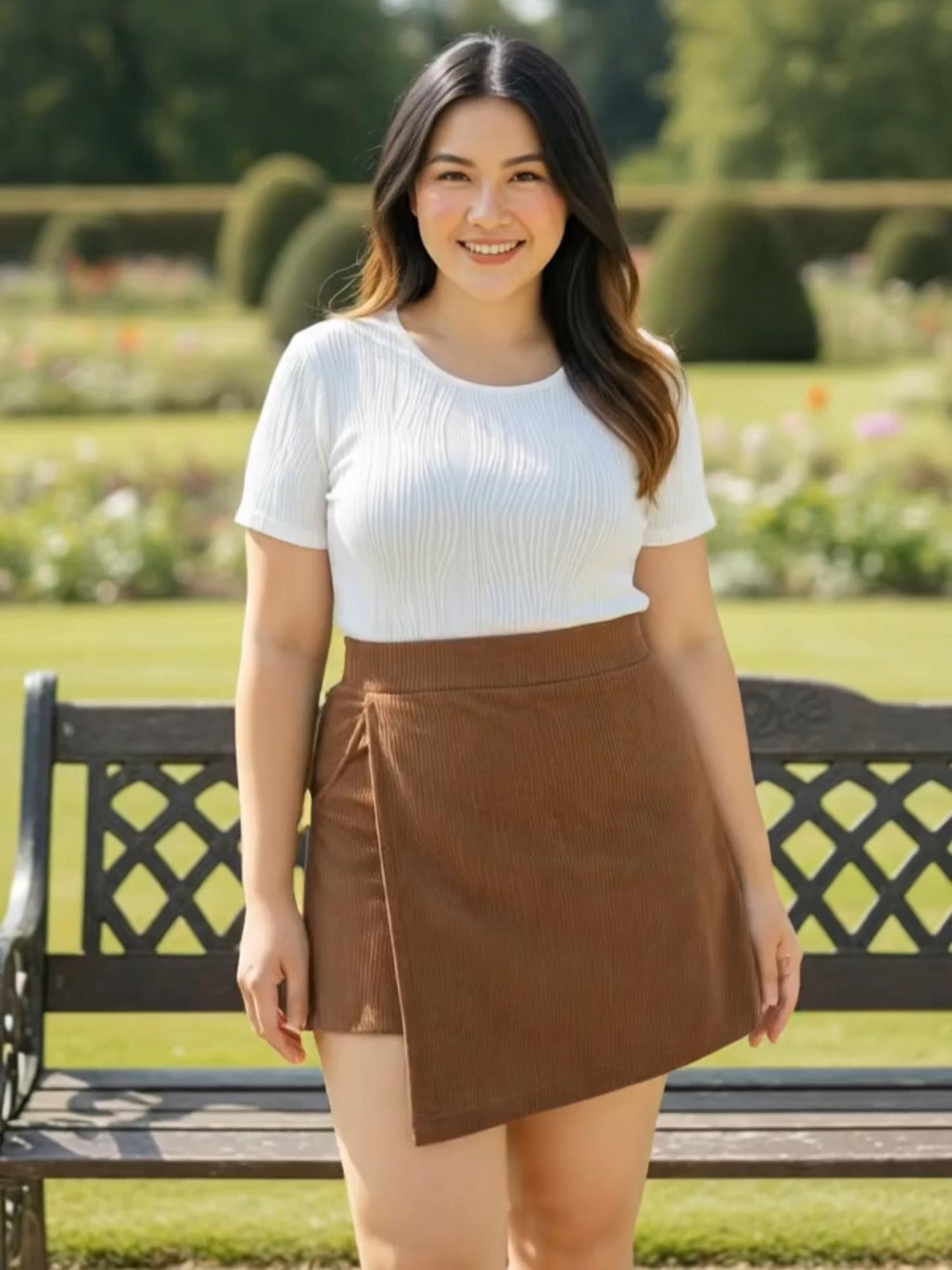 ✨👗 “Corduroy Korean Skort para sa Cute & Chic Summer Look!” #fashion #ootd #fashiontiktok #clothes #tiktokshopfashion #ternoset #oversizedtop #skortstyle #coordinatesph #casualwear