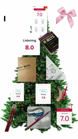 Sau khi đỗ aim IELTS thì đây là thứ tôi sẽ trang trí lên cây thông năm nay ❄️⛄️⛄️🎄🎄  #CapCut #IELTS #tienganh #fyp #xuhuong 