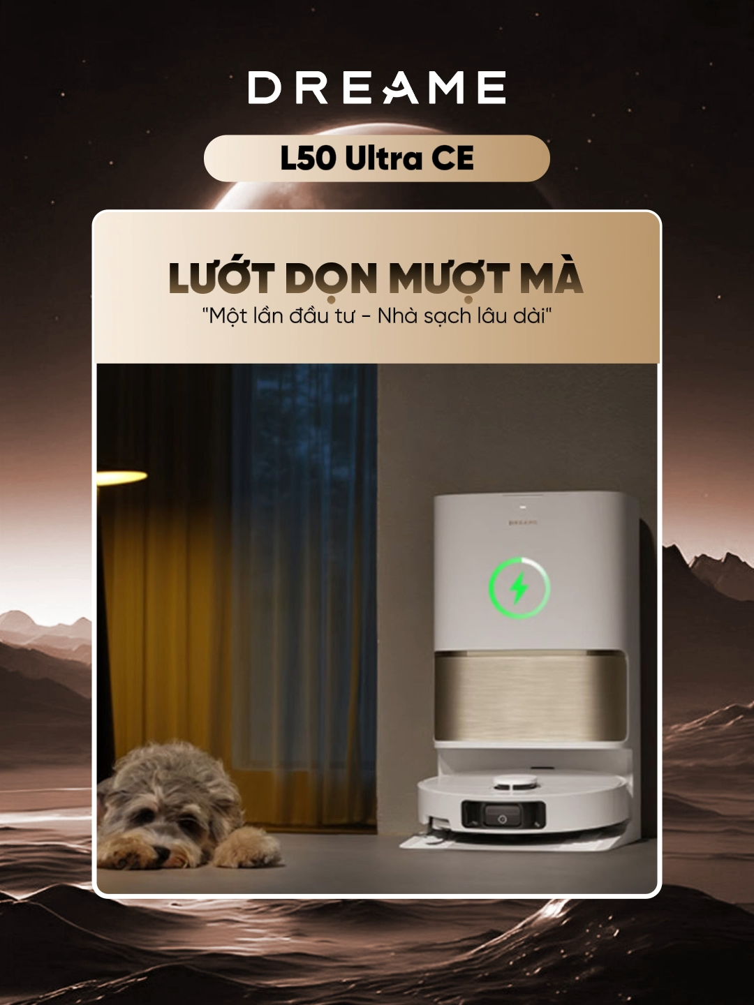 Dreame L50 Ultra CE không chỉ là một thiết bị làm sạch, mà là giải pháp giải phóng sức lao động toàn diện. Hệ thống cảm biến thông minh giúp thiết bị lướt dọn mượt mà, tránh vật cản hiệu quả và bảo vệ nội thất tối đa.  #vesinhnhacua #Dreame #lausan #robothutbui #robotlaunha #sunlightlausan #dreamehome #DreamHomeEveryday #nhachaymoingay #muataitiktok #muataitiktokshop #itwasalldream #thehemoi #dreamevietnam #vuoncaovuotbac #dreamel50ultrace #L50UltraCE