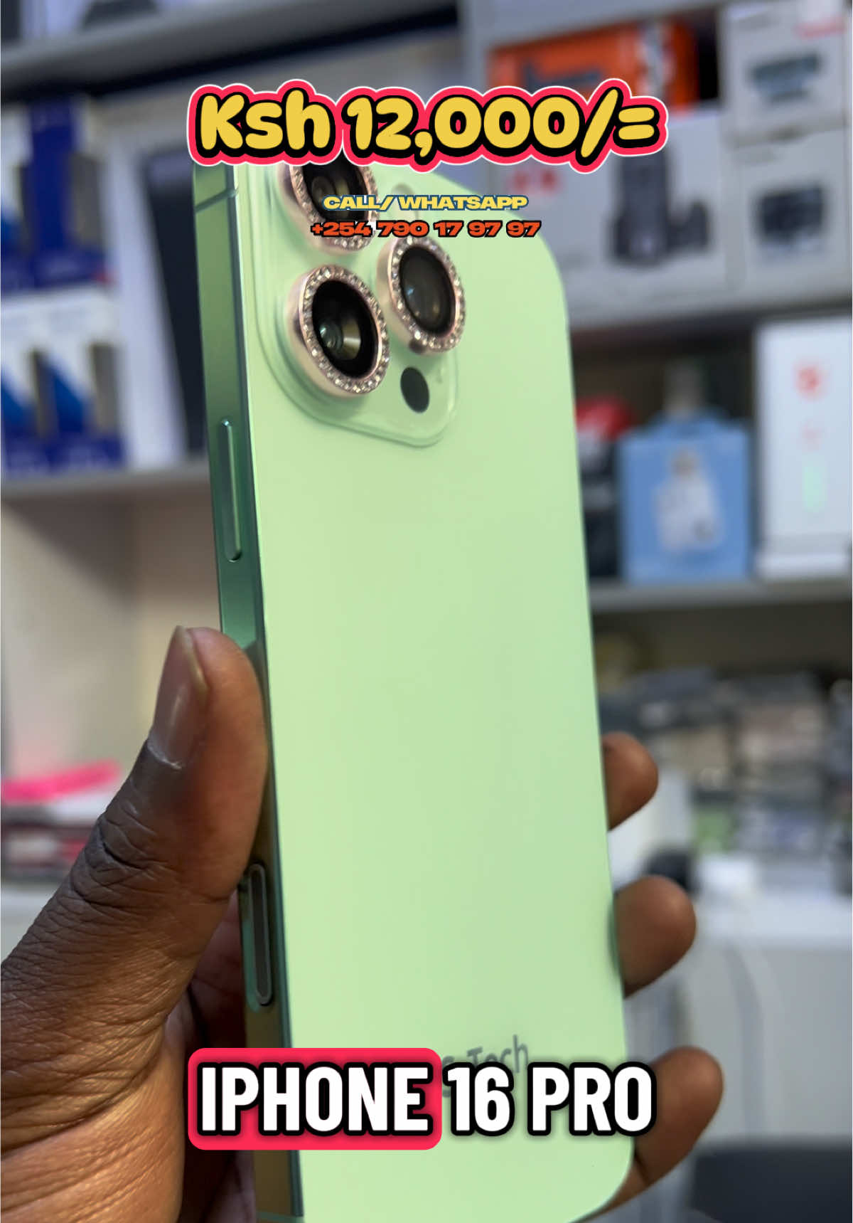 Stech 16 pro max 128gb + 6gb ram  Battery 5000mah camera 32mp  Call 0790179797 to order  #iphone16promax #iphone #phone #apple #shop 