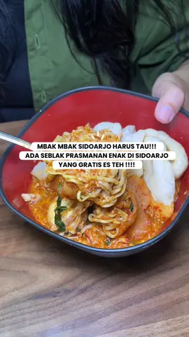 Seblak Free es teh cuma disini !!!! Seblak yang satu ini murah banget karna harga nya mulai seribuan aja loh!  Udah gitu di tempat ini juga ada jus buah all varian yang harga cuma 5ribu bestiii 🥳 #seblakprasmanan #seblakprasmanansidoarjo #rekomendasiseblaksidoarjo #rekomendasiseblakprasmanansidoarjo 