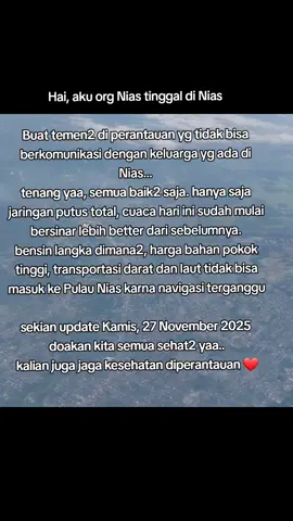Jangan takut, Nias baik2 saja ❤️ #fyp #nias #ononiha #bencana #anakrantau 