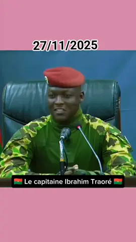 Ibrahim Traoré s'adresse aux femmes entrepreneurs venant de 60 pays.Vive la révolution africaine ☝️ #🇧🇫 #burkinatiktok #tiktokfrance🇨🇵 #videoviral #ibrahimtraore 