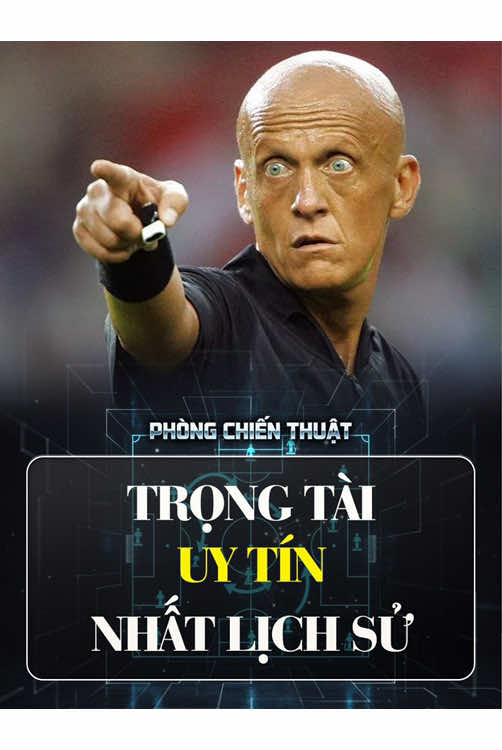 Trọng tài uy tín nhất lịch sử bóng đá. #bongda 