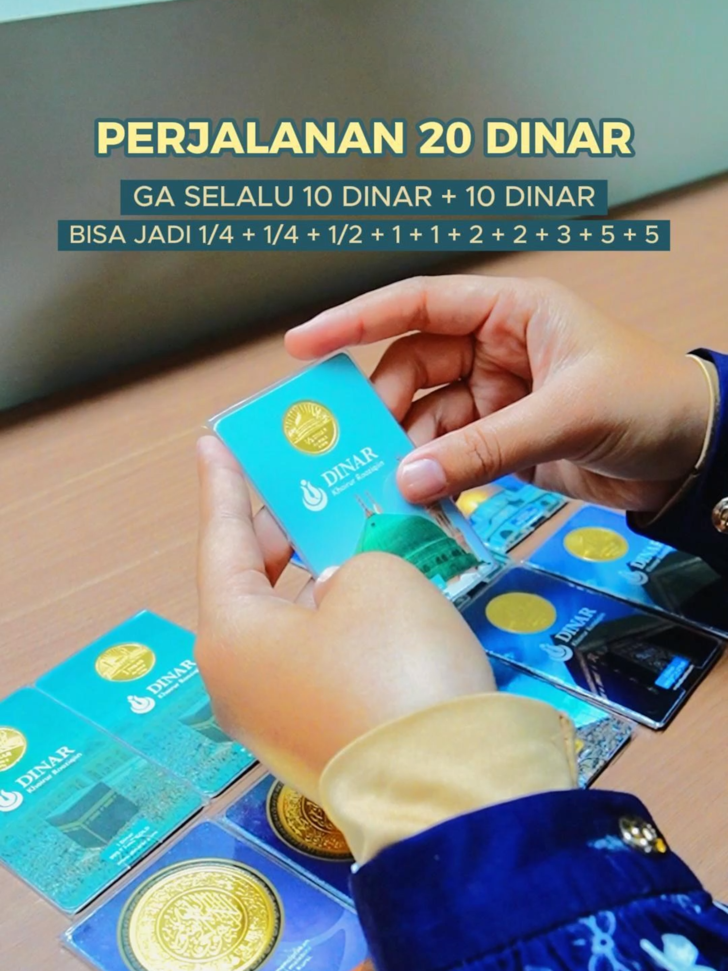 Semangat menuju 20 Dinar pertama 🔥🔥 Target besar tercapai dari kebiasaan kecil. Mulai dari 1/4, 1/2, lalu naik perlahan..