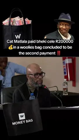 cat Matlala paying bheki cele money in a Woolworths bag  #adhoccommittee #fypシ゚ #foryoupage #sabcnews 