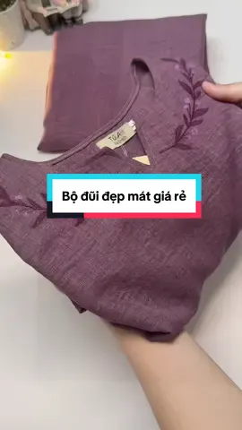 Chất đũi đẹp mát,kiểu dáng trẻ trung mà nhiều màu, rẻ nữa ạ#emnhungne #thoitrangtrungnien #dotrungnien #dobotrungnien 