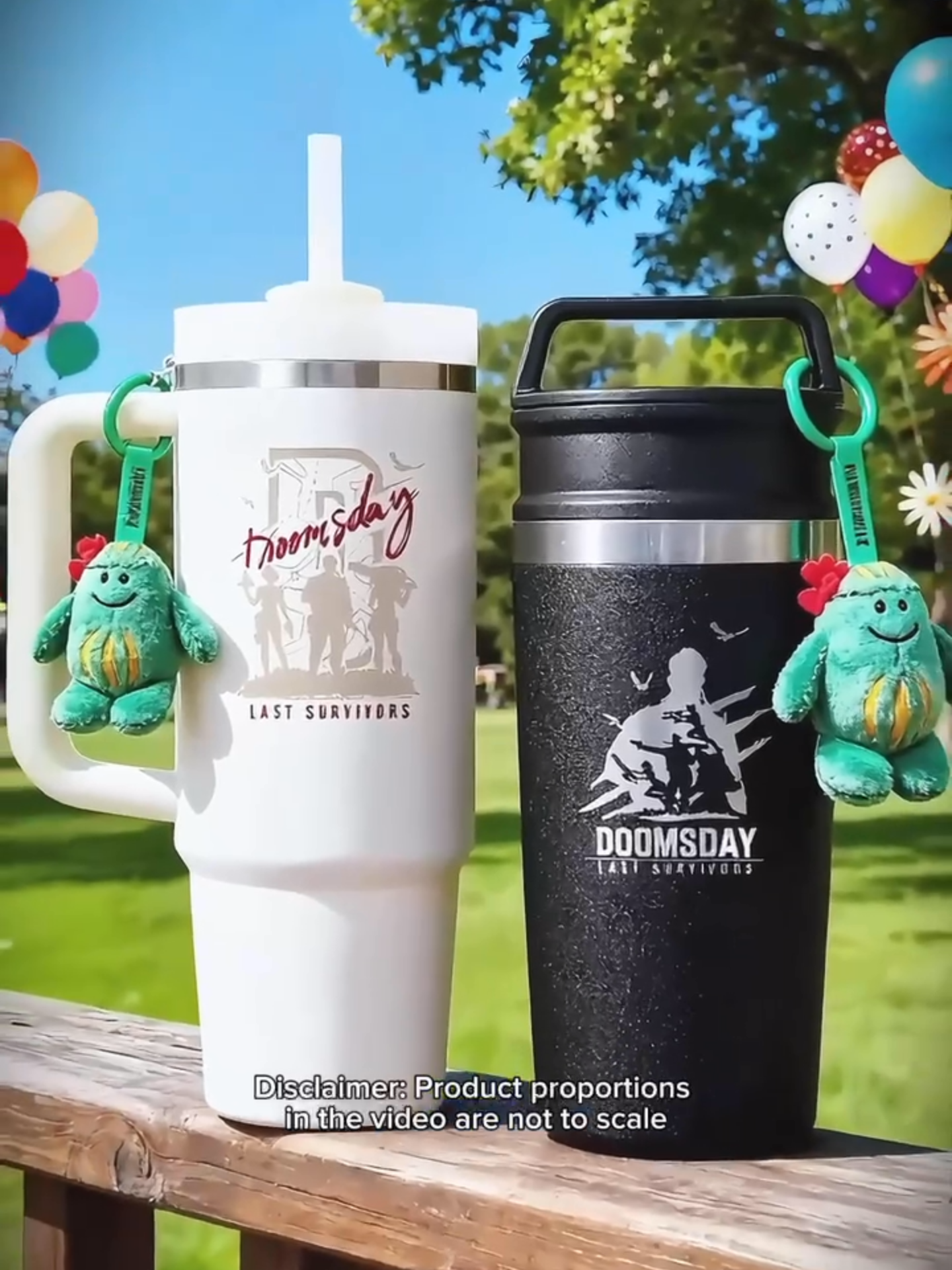 Check out some of the cool merchandise we have!  If you like what you're seeing, make sure to leave your thoughts in the comments section alongside your IGG ID and you may just walk away with a set of our exclusive merchandise!  🔥 Special Thanksgiving Prize (5 Players): Custom Doomsday: Last Survivors Stanley Cup (random), Doomsday: Last Survivors Plushie (random), Doomsday: Last Survivors 