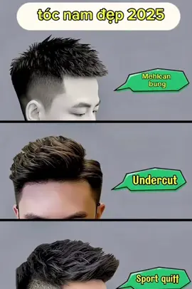 ✅ 3 kiểu tóc được rất nhiều ae cắt 🥰#kieutocnamdep #cattocnam #tocnam 