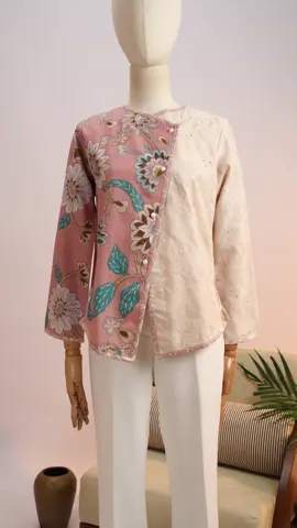 Blouse batik modern #blousebatik #seragamkeluarga #seragambatik #seragamkantor #blousewanita 