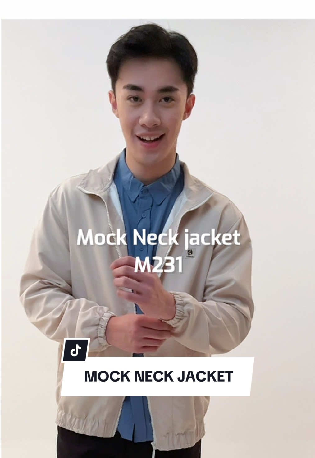 Simple tapi berkarakter. Mock Neck Jacket ini bukti kalau keren gak perlu atribut berlebihan✨ #withM231 