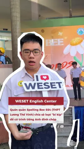 Quán quân Spelling bee SS4 (THPT Lương Thế Vinh) chia sẻ loạt 
