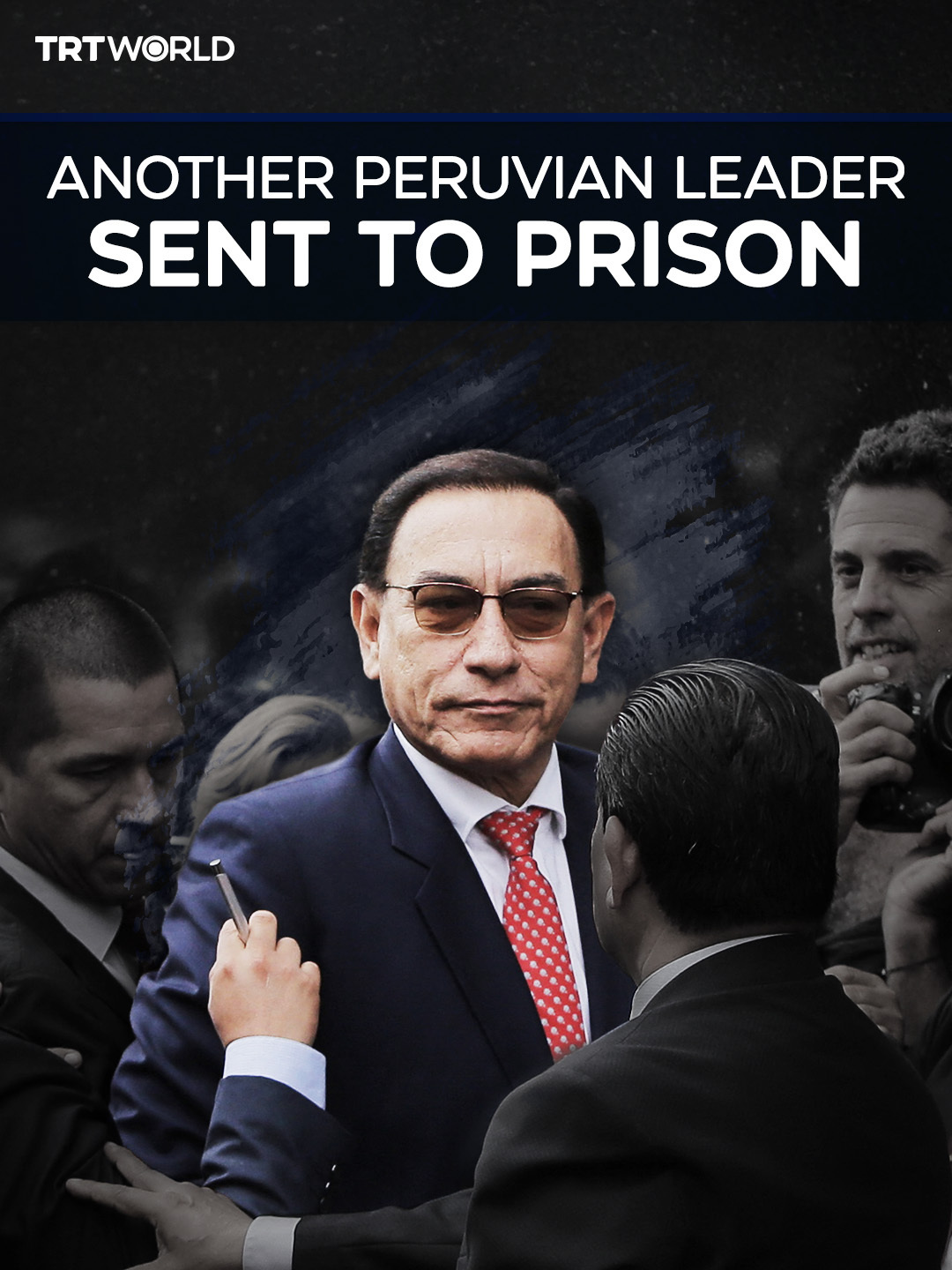 Former Peruvian leader Martin Vizcarra has been sentenced to 14 years in prison for accepting bribes while serving as a regional governor between 2011-2014.