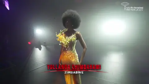 Miss International Zimbabwe, Yollanda Chimbarami performs evening gown with Top 20 Final Competition Miss International 2025 #missinternationalzimbabwe #missinternational2025 #missinternational #yollandachimbarami