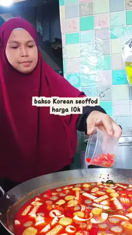 jualan bakso Korean seoffod harga 10rb hmm seger bgt kalian suka gkk#fyppppppppppppppppppppppp #viral #jajananenak #jajananpedas