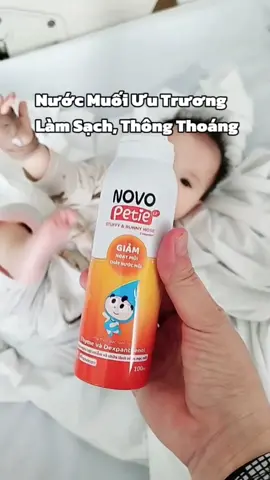 xịt mũi nước ưu trương Novopetie #giadinhsusu #xitmui #novocare 