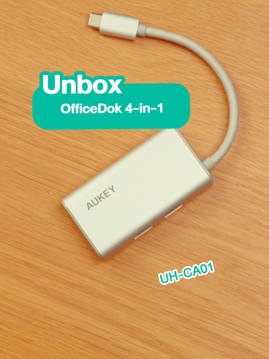 Unbox UH-CA01 HUB ตัวใหม่จาก Aukey #aukeythai#gadget#HUB#HDMI#usbhub